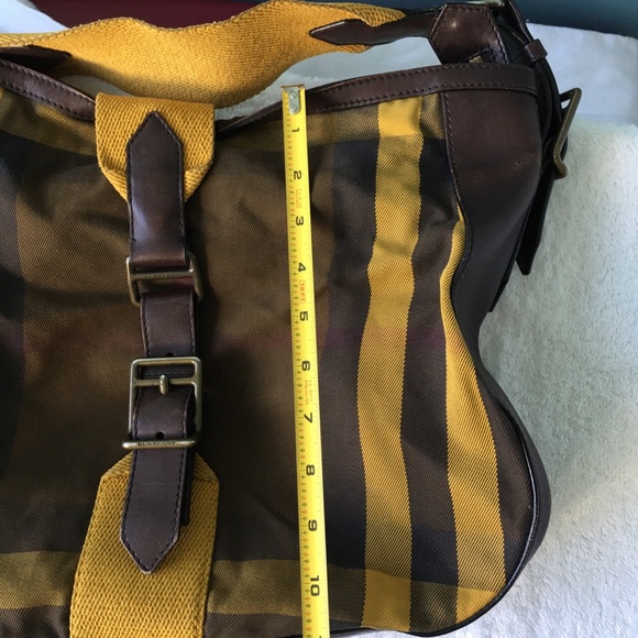 Burberry highmarket mustard brown hobo - Picture 6 of 8